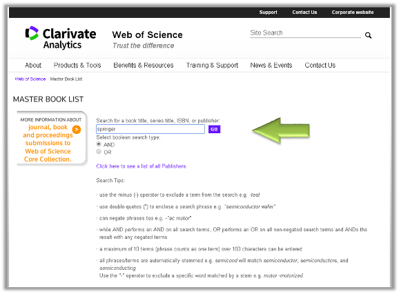 Master Book List