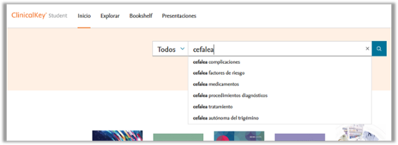 Trobar informació ClinicalKey