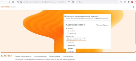 Registre Clinicalkey