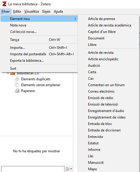 entrada manual