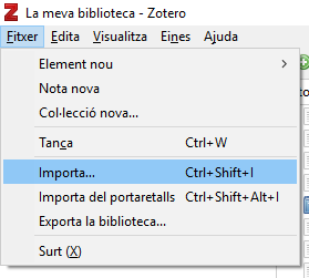 compte zotero