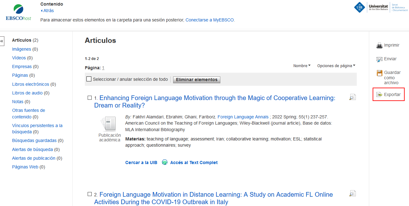 ebsco zotero