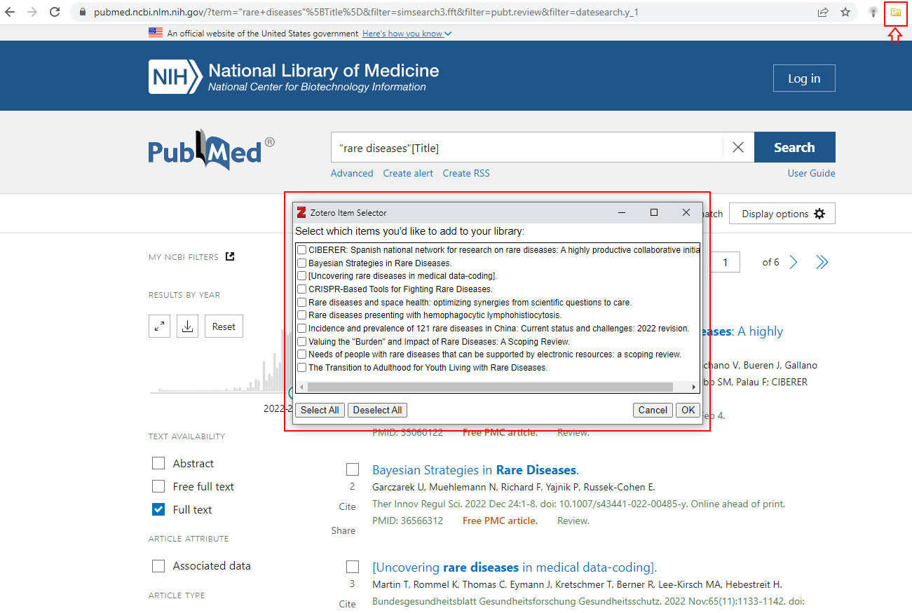 pubmed zotero