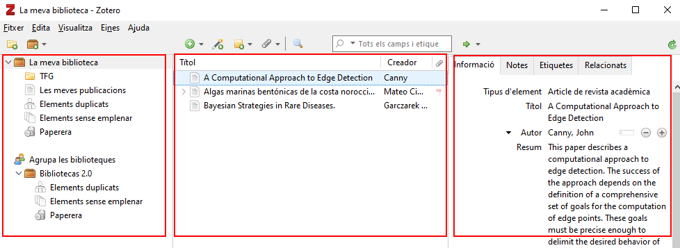 zotero escriptori