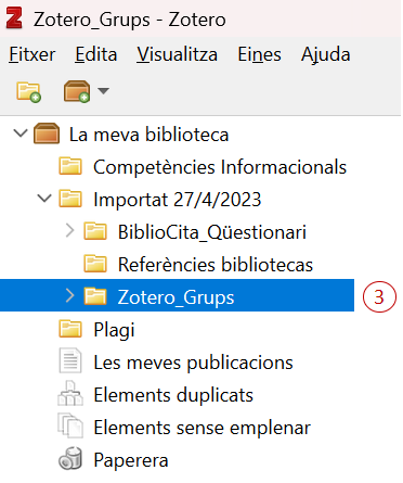 Grups Mendeley 4