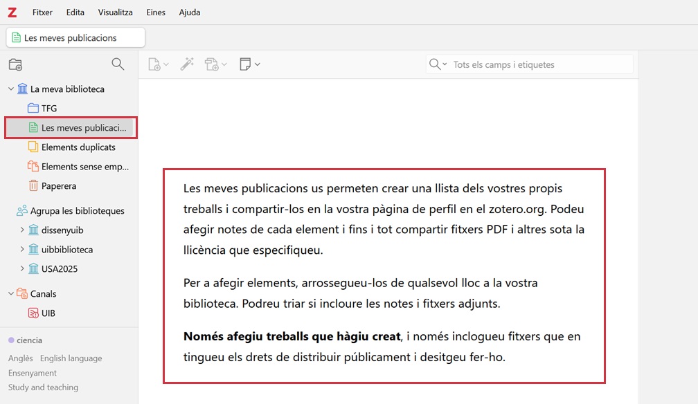 Les meves publicacions 1